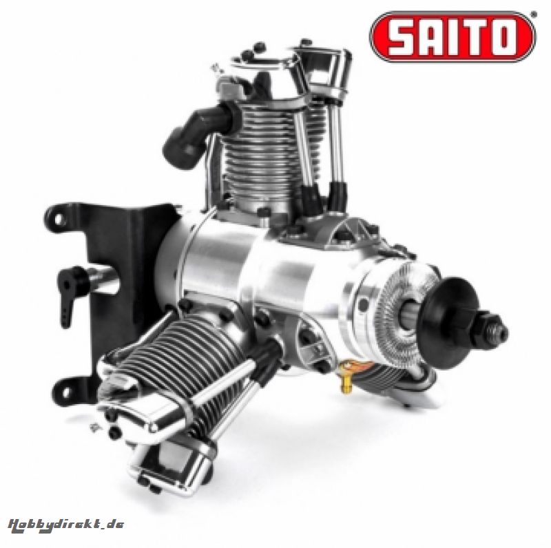 FG-33R3 33cc 4-Takt-3-Zylinder-Radikal-Benzinmotor SAITO SAFG-33R3