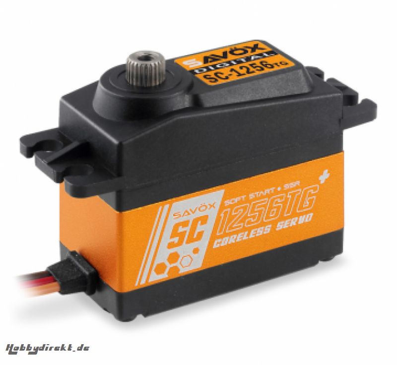 SC-1256TG Plus Servo 20Kg 0,15s Alu Coreless Titanium Getriebe SAVÖX SC1256TG PLUS