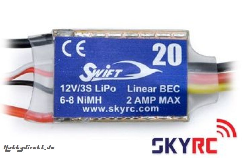 Swift 20A ESC Flugzeuge Brushless SKYRC SK-300020-01