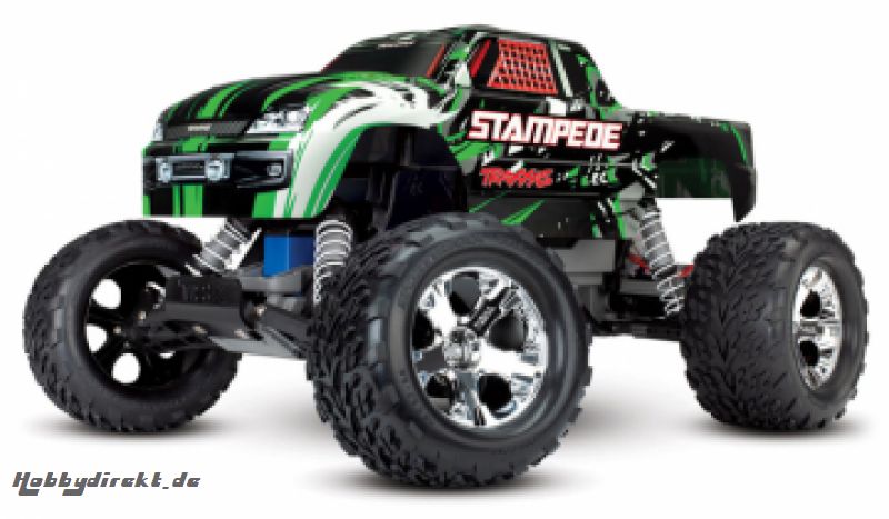 Stampede 2WD 1/10 RTR TQ Green with Battery & Charger Traxxas 36054-1GRN