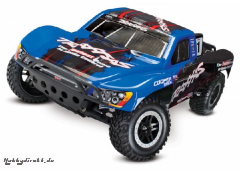 Slash VXL 2WD 1/10 RTR TQi TSM w/o Battery & Charger Blue Traxxas 58076-4BLUE