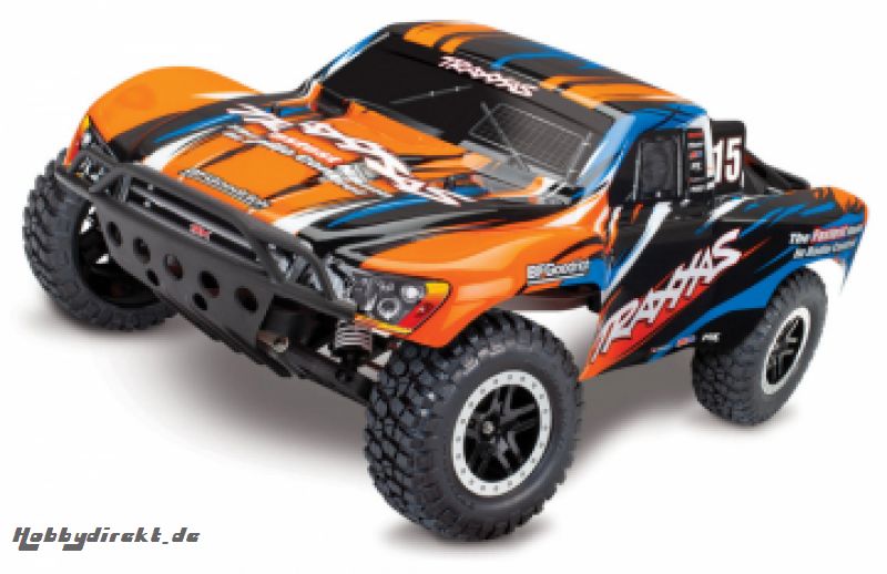 Slash VXL 2WD 1/10 RTR TQi TSM w/o Batt & Charger Orange Traxxas 58076-4-ORNGX