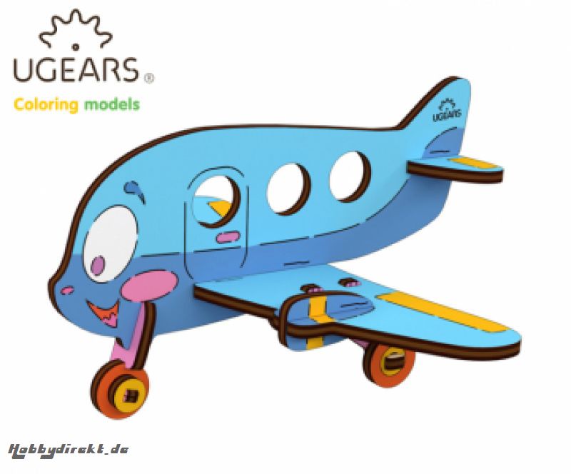 Ugears Airplane - 4Kids UGEARS Models 20002