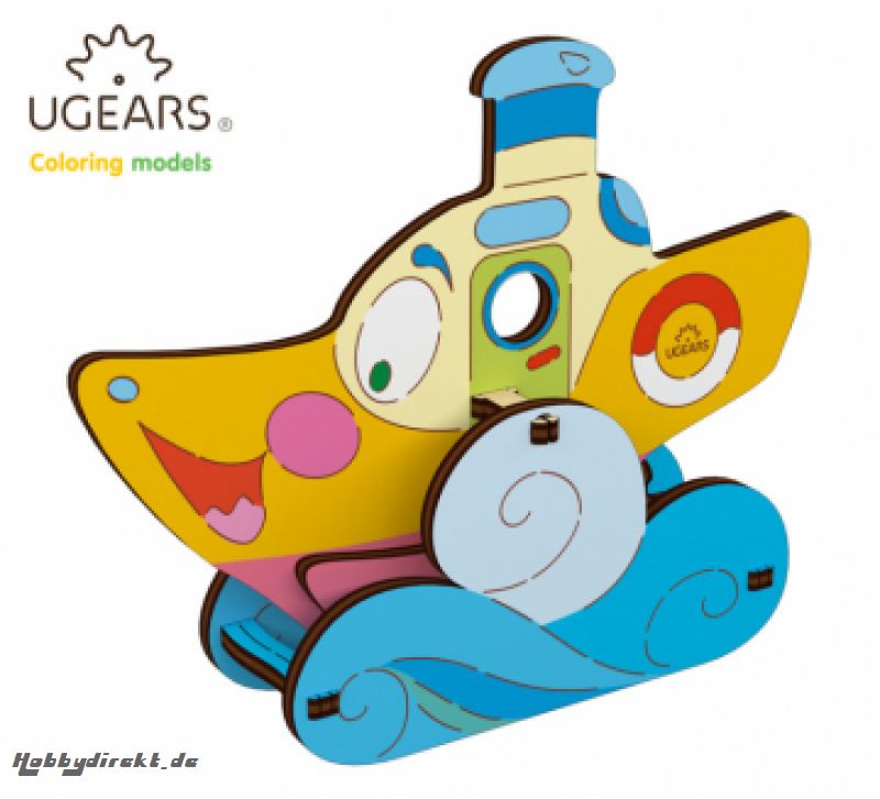 Ugears Steamboat - 4Kids UGEARS Models 20003