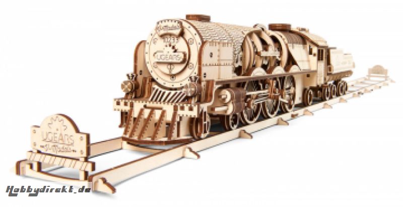 Ugears V-Express Dampfzug mit Tender UGEARS Models 70058