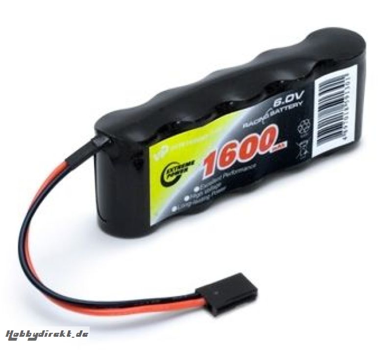 Empfänger-Akku NiMH 6,0V 1600mAh Flach VAPEX 5VP1600AF-S5-F2