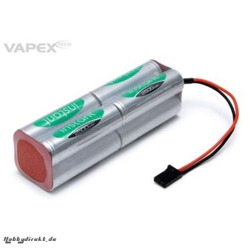 Sender-Akku NiMH 9,6V 2500mAh Würfel VAPEX 8IN2500AA-4WH2-F2