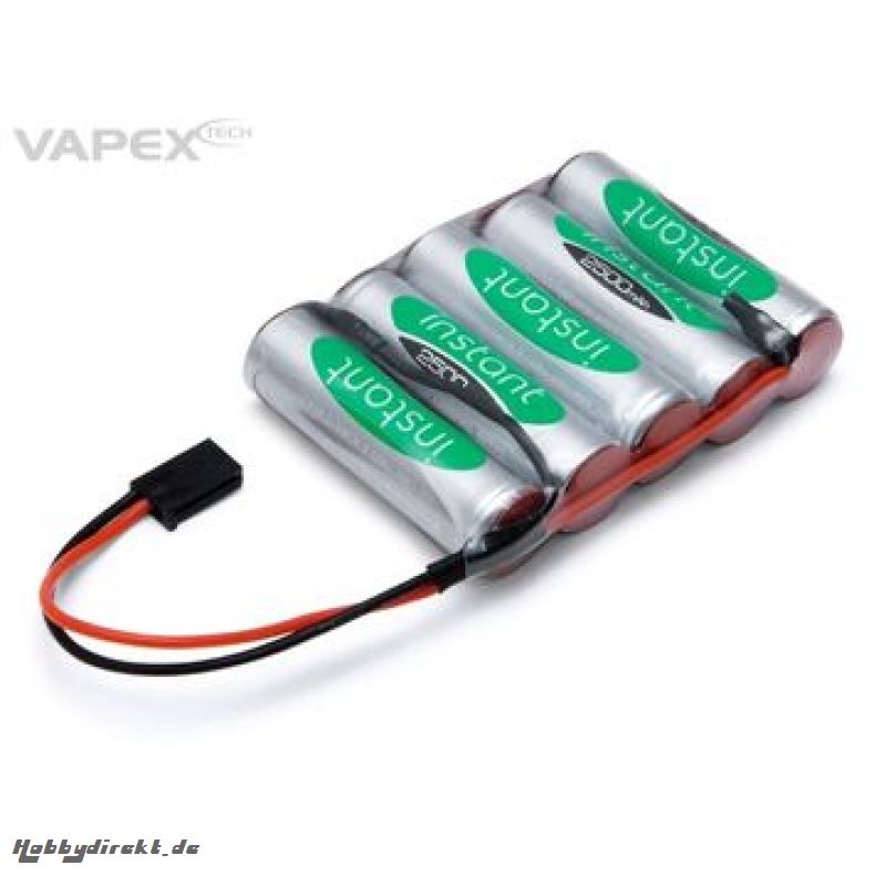 Empfänger-Akku NiMH 6,0V 2500mAh Flach VAPEX 5IN2500AA-S5-F2