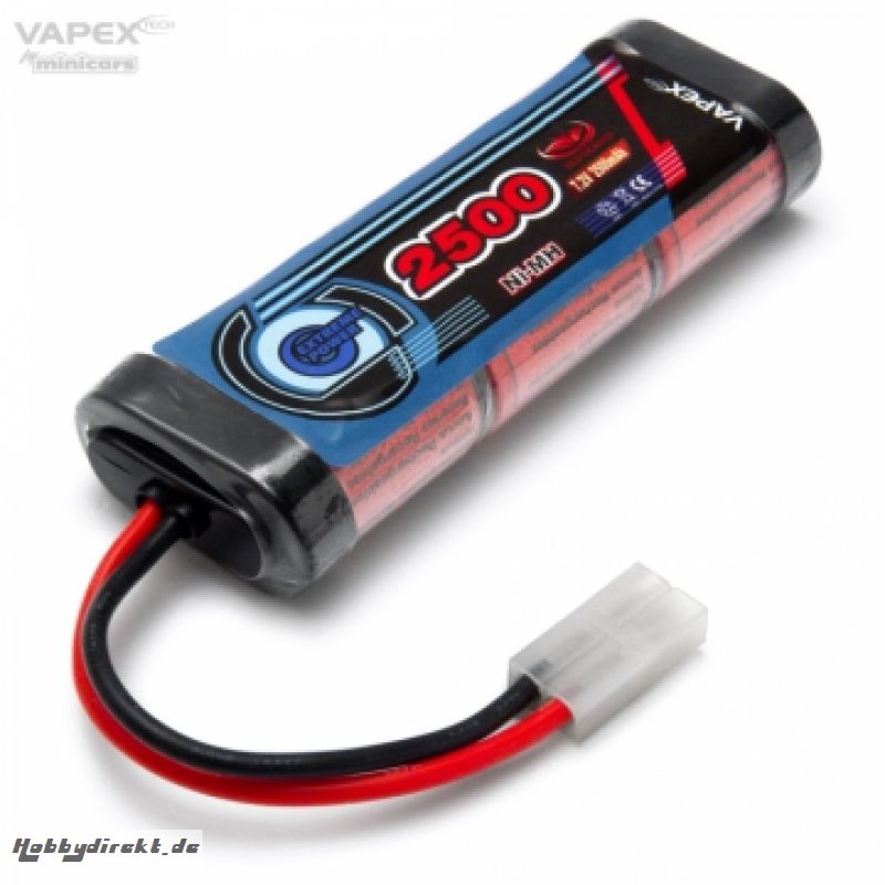 NiMH Akku 7,2V 2500mAh Tamiya-Stecker VAPEX 6RD2500SC-H6-T1