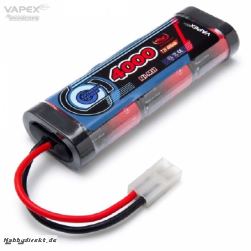 NiMH Akku 7,2V 4000mAh Tamiya Anschluss VAPEX 6RD4000SC-H6-T1