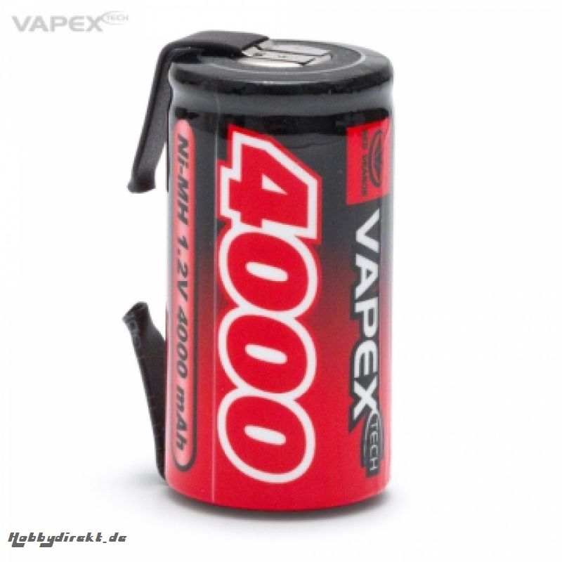 NiMH-Akku 1,2V 4000mAh Sub-C VAPEX RD4000SCT