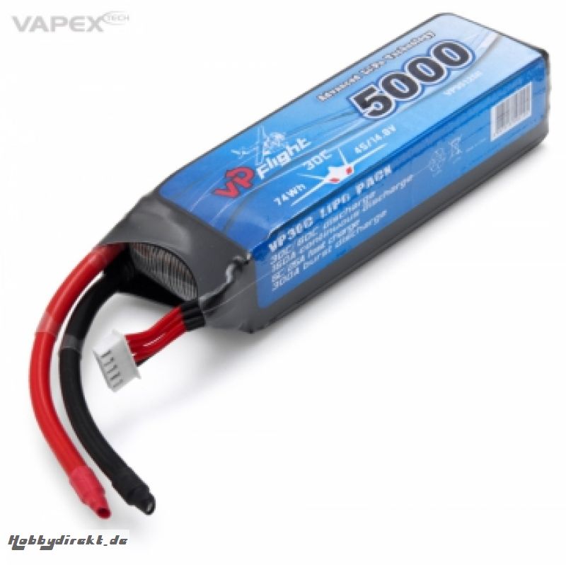 Li-Po Akku 4S 14,8V 5000mAh 30C PREMIUM VAPEX VP95125III