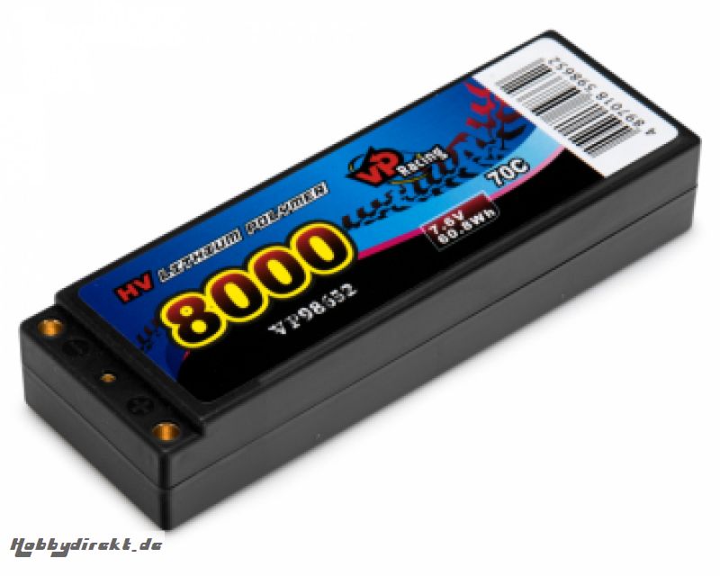 Li-Po Akku 2S 7,6V 8000mAh 70C EFRA2019 VAPEX VP98652