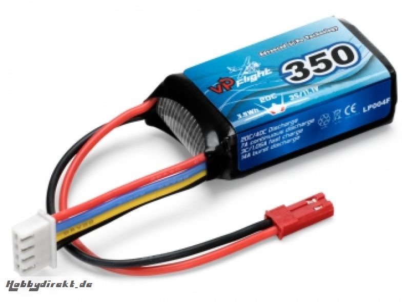 Li-Po Akku 3S 11,1V 350mAh 20C BEC-Stecker VAPEX LP004F