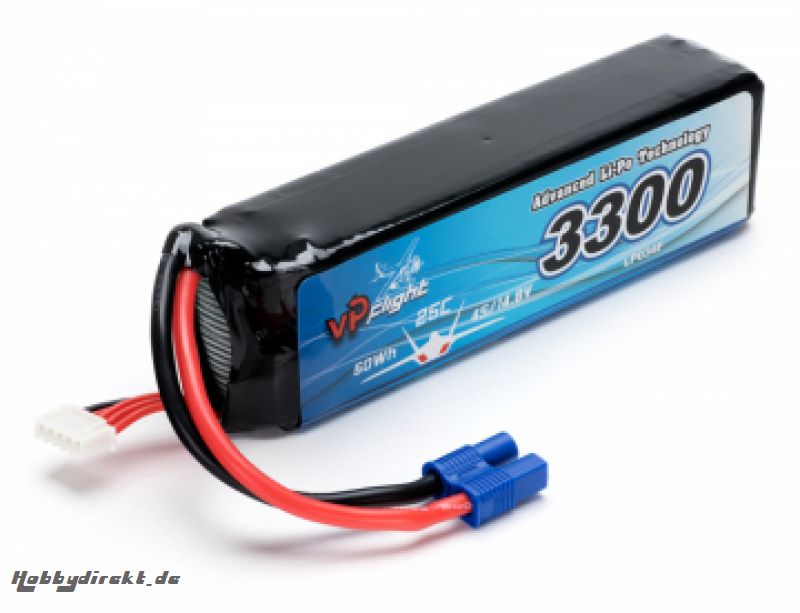 Li-Po Akku 4S 14,8V 3300mAh 25C EC3-Stecker VAPEX LP034EC3