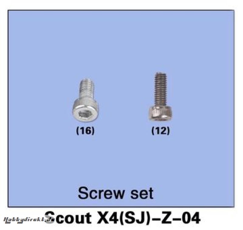 Schraubensatz ScoutX4(SJ)-Z-02 WALKERA 226473400