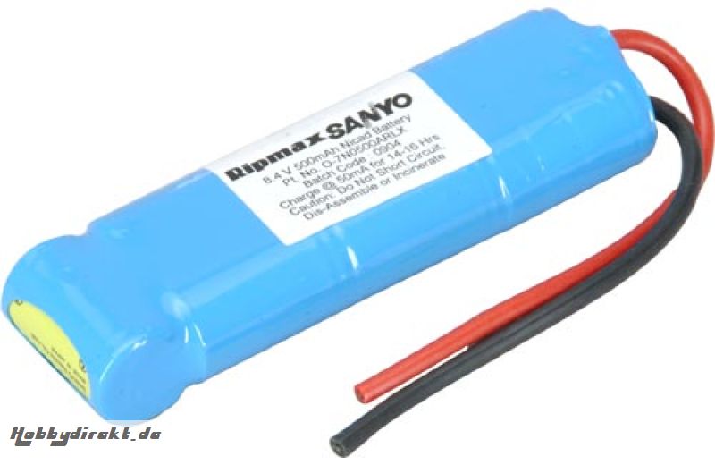 8.4V 500mAh Flight Pk o.Stecker Sanyo