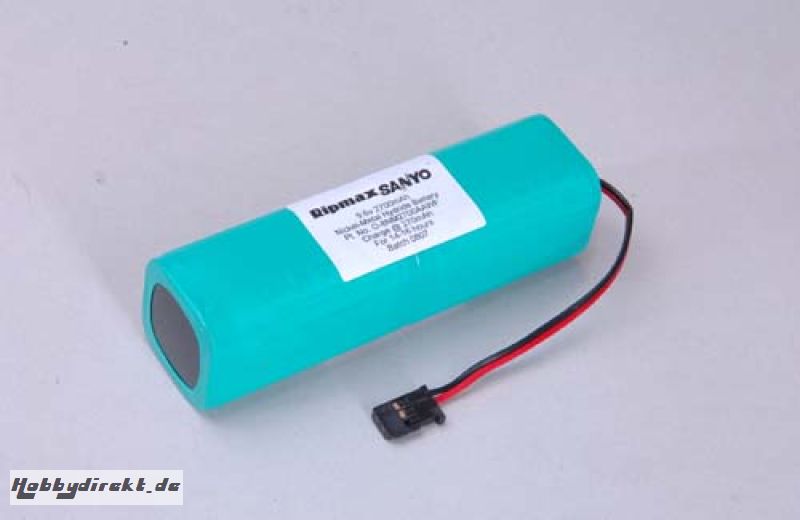 9.6V 2700mAh Tx Pk Ni-MH Quadratisch