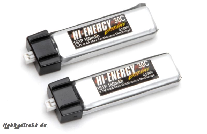 Hi-Energy 1S 160mAh 30C Li-Po(2pcs) Hi-Energy