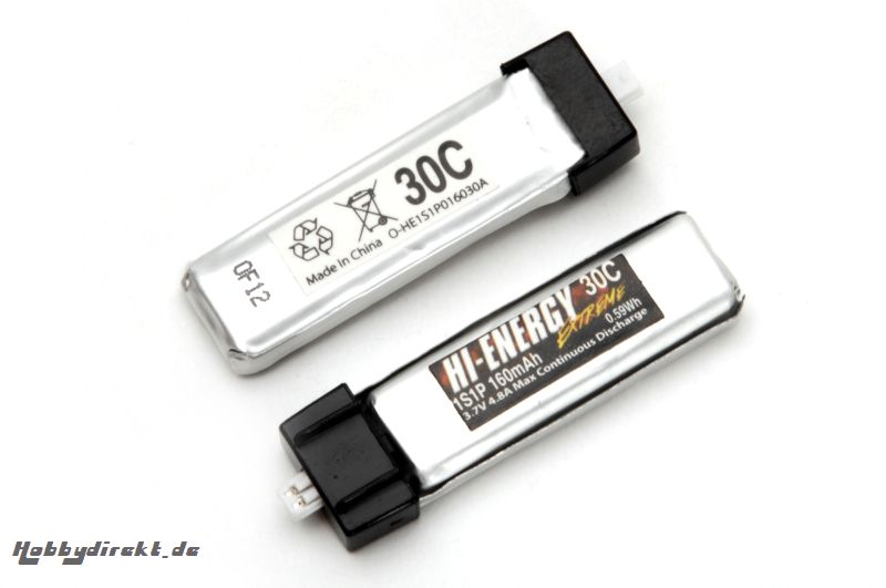 Hi-Energy 1S 160mAh 30C Li-Po(2pcs) Hi-Energy