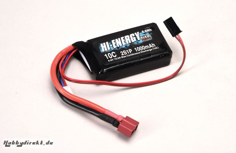 Hi-Energy 2S 1000mAh 10C Li-Fe RX Hi-Energy O-HE2SFE100010R