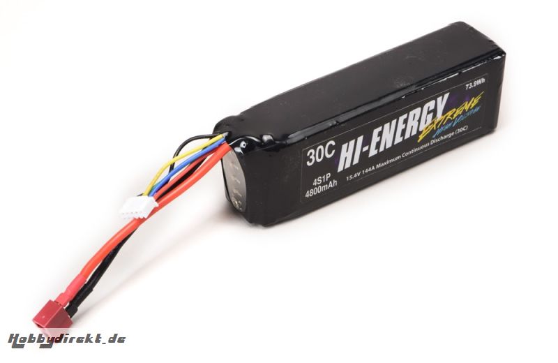 Hi-Energy 4S 4800mAh 30C HV Li-Po Hi-Energy O-HE4SHV480030A