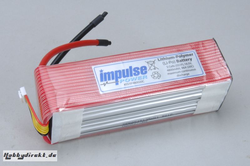 Impulse 5S1P 4800mAh 20C Li-Po Impulse O-IM5S1P480020C