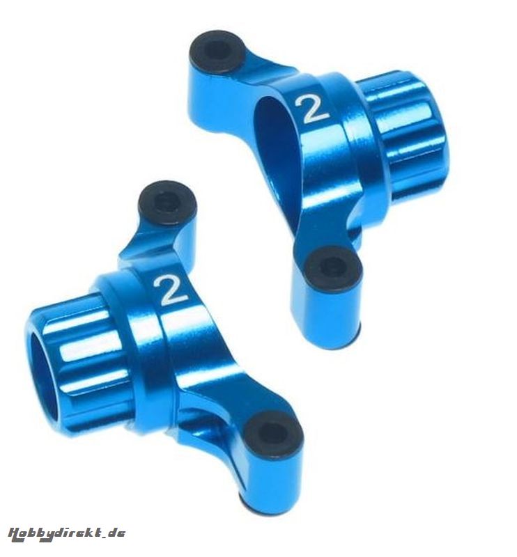 TT02-007-2BU Radträger hinten 2Grad Alu Blau 31706