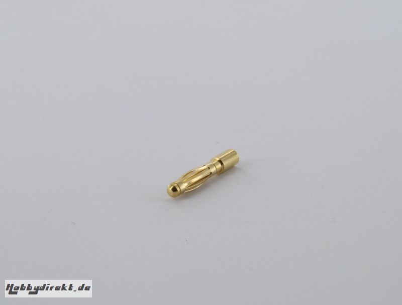 Goldkontaktstecker 2,0 mm 36001