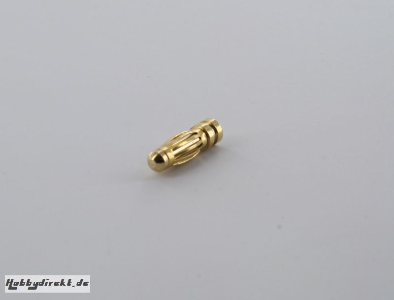 Goldkontaktstecker 3,0 mm 36002