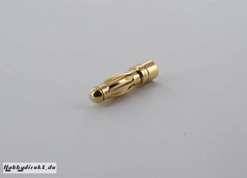 Goldkontaktstecker 4,0 mm 36004