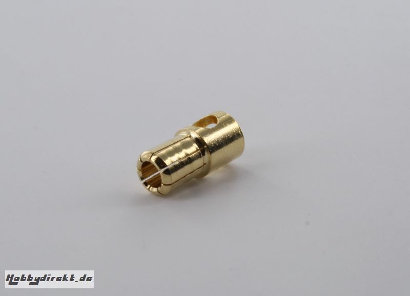 Goldkontaktstecker 6,0 mm 36006