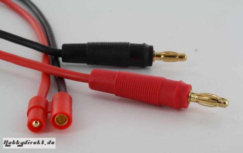 LC Racing Ladekabel 14AWG 3.5mm HXT zu 4.0mm Male L=300mm 36094