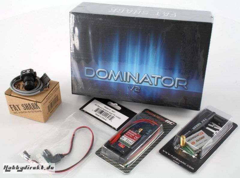 Dominator V2 FPV Profi- Videobrille Ready-to-Fly-Set 25mW 36420