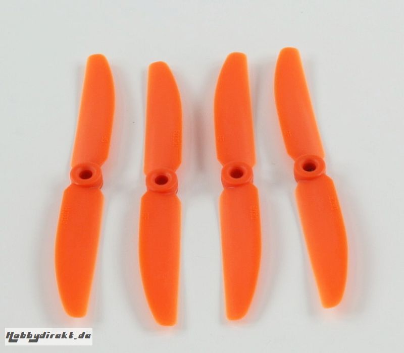 PSF5030O-B Propeller orange 5x3 für 250er FPV racer 4 Stück 39754