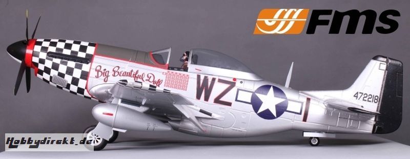 P51D Mustang 1400mm (V8) BBD PNP 66001