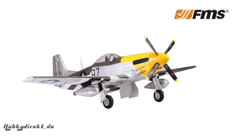 Giant P-51 Mustang 1700mm Ferocious Frankie gelb PNP 66022