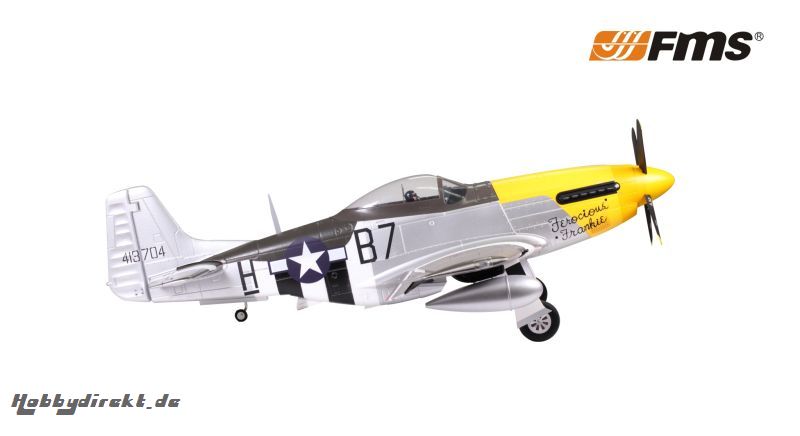 Giant P-51 Mustang 1700mm Ferocious Frankie gelb PNP 66022