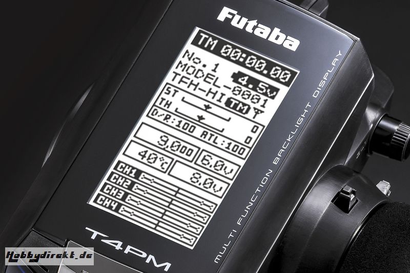 Futaba FUTABA T4PM 2.4GHz T-FHSS + R334SBS Futaba P-CB4PM2