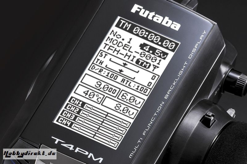 Futaba FUTABA T4PM 2.4GHz T-FHSS + R304SB Futaba P-CB4PM