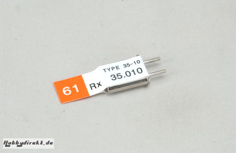 Futaba Kan. 61 (35.010MHz)FM Empf Quarz DS Futaba P-CR35/61DC