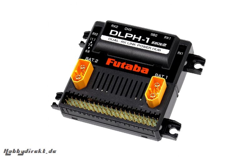 Futaba Dual Rx Link Power Hub Futaba P-DLPH-1