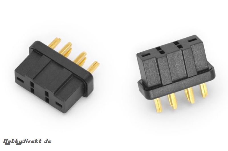 Futaba Hochstrombuchse schwarz (10 Stück) ripmax P-FCMS30AMP