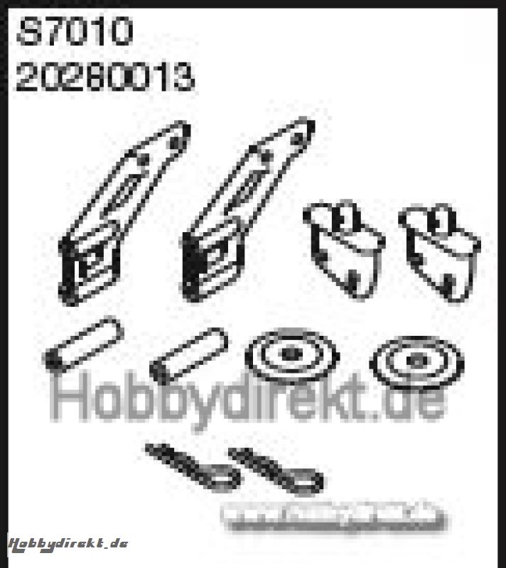 SPOILERHALTERUNG SET Robbe 1-20280013 20280013