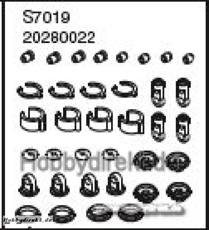 STOSSD.TEILESATZ 4 SET Robbe 1-20280022 20280022