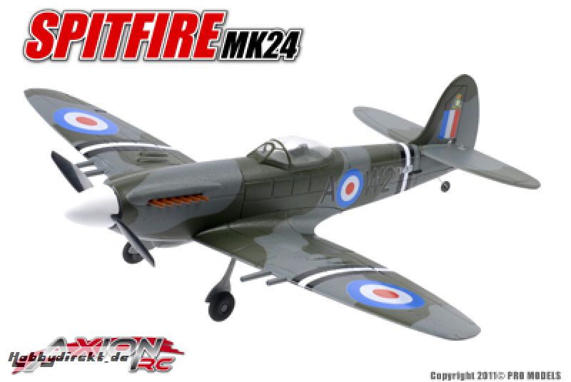 Axion RC - Spitfire, L+F (Link + Fly) AX-00135-02 Hobbico