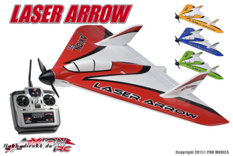 Axion RC - Laser Arrow, RTF 2.4gHz, Brushless Mode 1 AX-00240-01M1 Hobbico