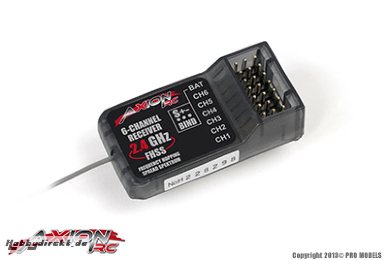 Axion RC - Axion Link 6-Ch RX 2.4gHz AX-00326 Hobbico