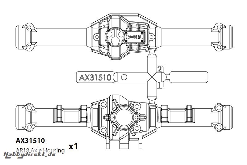 Axial - AR18 Axle Housing AX31510 Hobbico