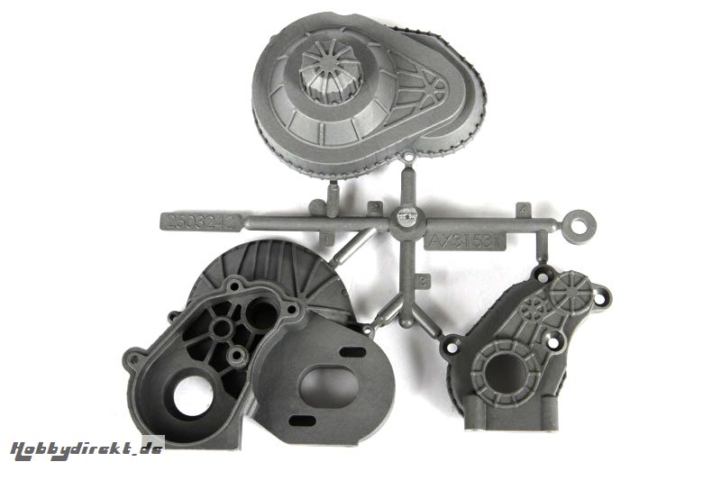 Axial - LCX Transmission Case (Silver) AX31531 Hobbico